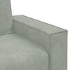 vidaXL Sofa 3 pcs Light Grey Linen-blend Fabric