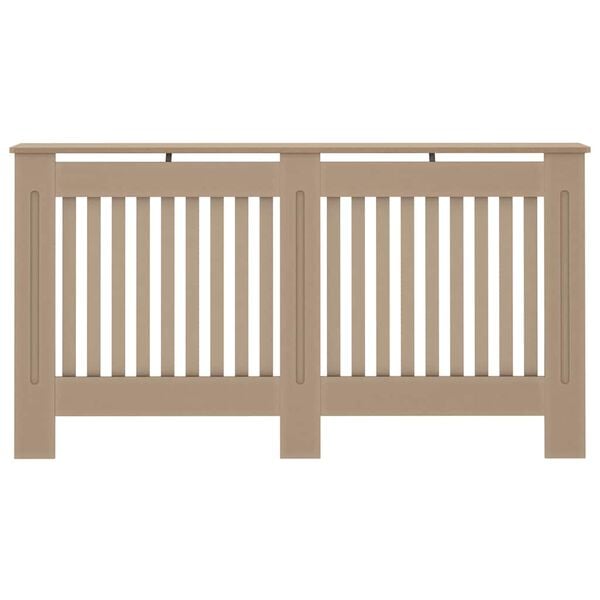 vidaXL Radiator Cover 59.8"x7.5"x32.1" MDF