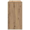 vidaXL Desk Artisan Oak 39.37 x 15.75 x 29.92 in