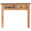 vidaXL Console Table Multicolor, Brown Variations