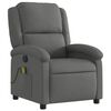 vidaXL Massage Recliner Chair Dark Grey