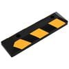 vidaXL Reflective Parking Blocks 2 pcs 22.0x5.9x3.9" Rubber