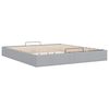 vidaXL Ottoman Bed Frame Light Grey