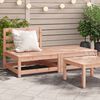 vidaXL Garden Sofa Natural Wood Solid Douglas wood Standard