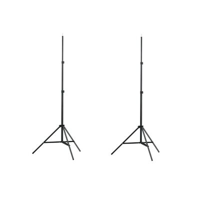2 Light Stands 2 1/1 to 7 feet Adjustable Height