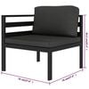 vidaXL Garden Lounge Set Anthracite