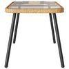 vidaXL Coffee Table Brown and Black 90 x 45 x 43 cm