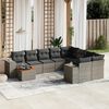 vidaXL Garden Sofa Set Grey
