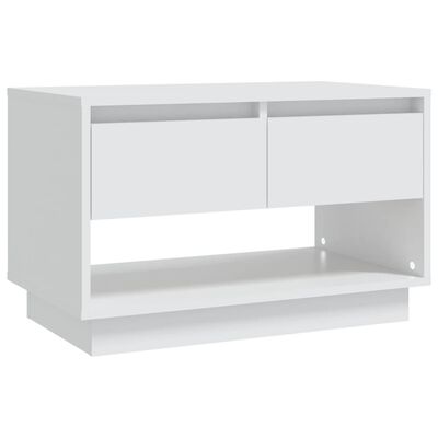 vidaXL TV Stand White 27.6"x16.1"x17.3" Engineered Wood