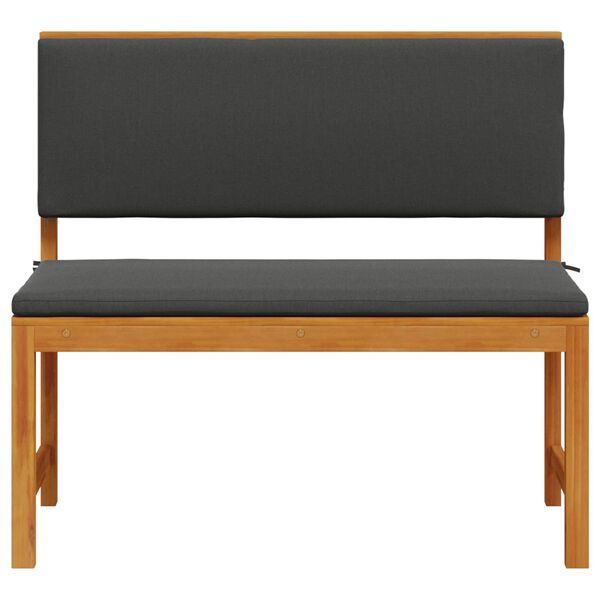 vidaXL Garden Chair Brown 39.37 x 19.69 x 35.83 in Solid Acacia wood