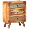 vidaXL Sideboard 23.6"x13.8"x29.5" Solid Reclaimed Wood