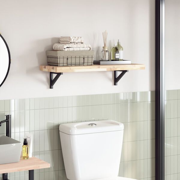 vidaXL Table Top Natural wood Solid acacia wood 31.5 x 11.8 in Durable