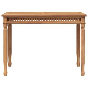 vidaXL Dining Table Teak Solid Teak wood Medium Durable Dining Table
