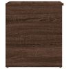 vidaXL Storage Chest Brown Oak Engineered Wood Medium Storage