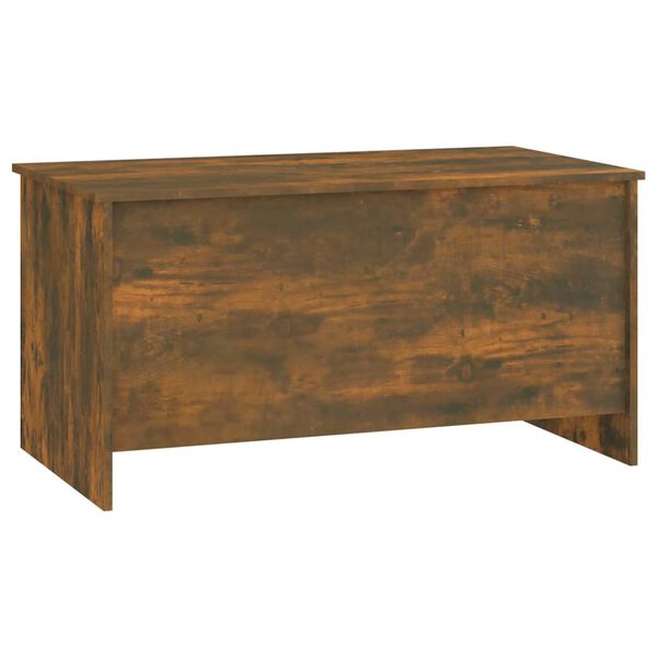 vidaXL Coffee Table Smoked Oak Engineered Wood Medium