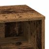 vidaXL Bedside Cabinet 2 pcs Old Wood 19.69 x 13.58 x 19.69 in