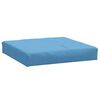 vidaXL Pallet Cushion Melange Blue Fabric (100% polyester) Pallet Cushion