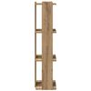 vidaXL Bookcase Artisan Oak Engineered Wood 120 cm tall shelf Bookcase