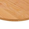 vidaXL Table Top Light brown Solid Oak Wood 39.4x19.7 in Durable