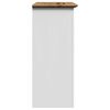 vidaXL Bathroom Sink Cabinet White and Brown