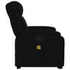vidaXL Stand Up Massage Recliner Chair Black