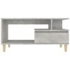 vidaXL Coffee Table Concrete Gray Engineered wood Medium Coffee Table