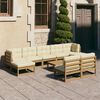 vidaXL Garden Lounge Set Honey brown Solid pinewood Modular