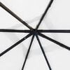 vidaXL Gazebo White Oxford fabric with PA coating, steel Large