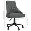 vidaXL Swivel Dining Chairs 4 pcs Dark Gray Velvet