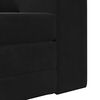 vidaXL Sofa Bed Black 38.58 x 27.95 x 32.68 in Velvet