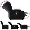 vidaXL Electric Stand Up Massage Recliner Chair Black