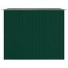 vidaXL Garden Shed Green Galvanized steel Large Sliding Components