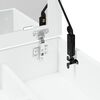 vidaXL Dressing Table White Engineered wood Medium Dressing Table