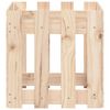 vidaXL Garden Planter Natural Pine Solid pine wood Medium Durable