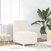 vidaXL Modular Sofa Unit Armless 2 pcs Cream 21.65 x 29.13 x 32.28 in