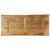 vidaXL Table Top Natural wood Solid rough mango wood Medium Durable