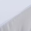 vidaXL Table Cover Set of 2 White 90% polyester, 10% elastane