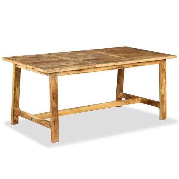 vidaXL Dining Table Solid Mango Wood 70.9"