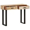vidaXL Console Table Brown Solid mango wood, powder-coated iron Medium