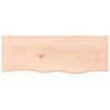 vidaXL Bathroom Countertop 31.5 x 11.8 x (0.8-2.4) " Untreated Solid Wood