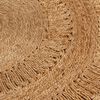 vidaXL Area Rug Natural Jute 100% Jute 47.2 in Diameter