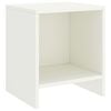 vidaXL Bedside Cabinet White Solid Pine Wood Standard Bedside Cabinet