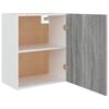 vidaXL Hanging Cabinet Grey Sonoma Engineered Wood Medium Wall mounting