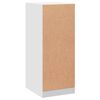 vidaXL Wardrobe White Engineered wood Compact Wardrobe Rectangular