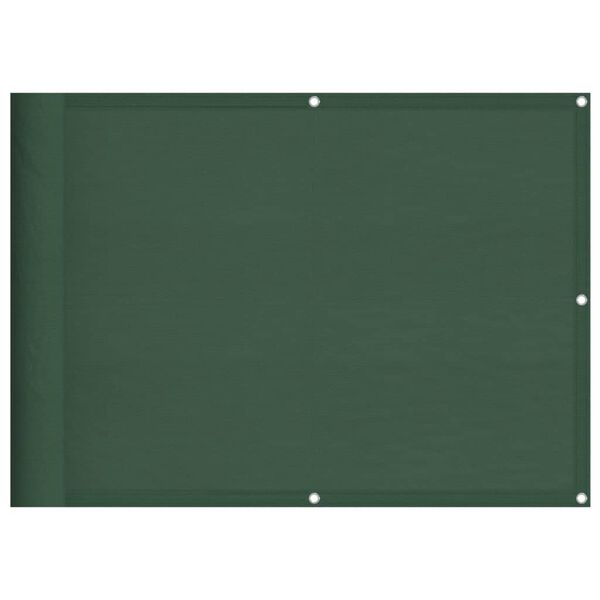 vidaXL Balcony Screen Dark Green 29.5"x315" 100% Polyester Oxford