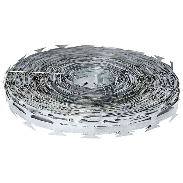 vidaXL Razor Wire Silver 5000 x 1.9 cm Galvanized steel