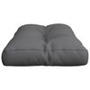 vidaXL Pallet Cushion Anthracite 100% polyester 27.6 x 15.7 x 4.7 in