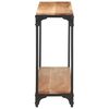 vidaXL Console Table Natural wood and black