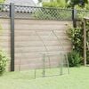 vidaXL Chicken Cage Silver Galvanized Steel Large Durable Chicken Cage