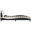 vidaXL Bed Frame Black and White